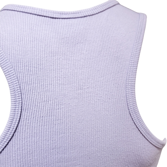TNA Lilac Cotton Ribbed Tank Top Women's Small - Picture 3 of 5
